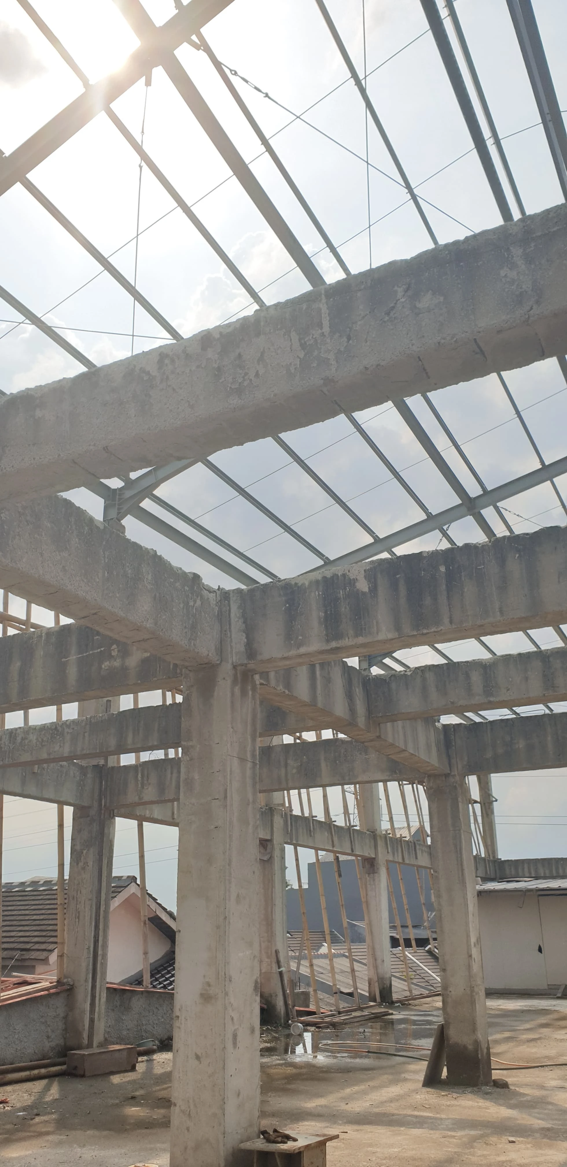 Proyek Pembangunan Atap Gereja Amin Jemaat Hermon - Gunung Baja Permata - Fatimano Daeli