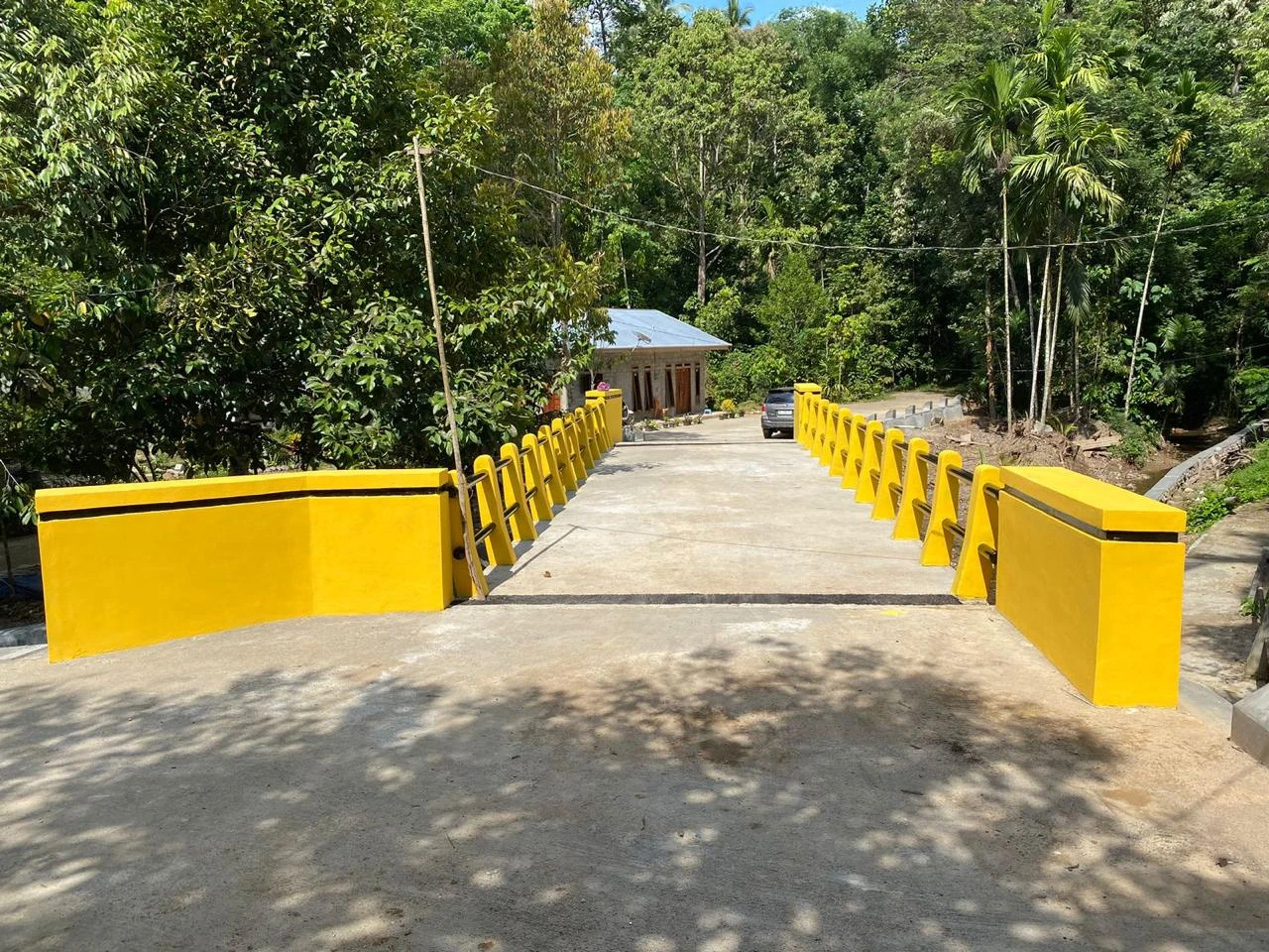 Proyek PEMBANGUNAN JEMBATAN DI PASAR BARU DURIAN RT 003 RW 002 - Gunung Baja Permata - Fatimano Daeli