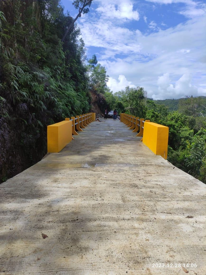 Proyek PEMBANGUNAN JEMBATAN LAIANG DUSUN BONOU  - Gunung Baja Permata - Fatimano Daeli