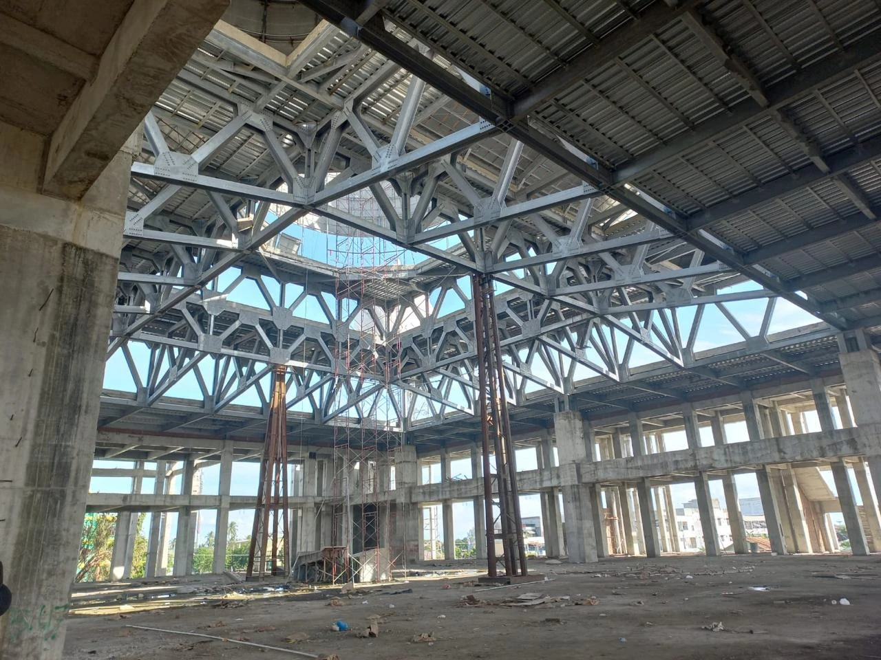 Proyek RANGKA ATAP MASJID AL-FALAH - Gunung Baja Permata - Fatimano Daeli