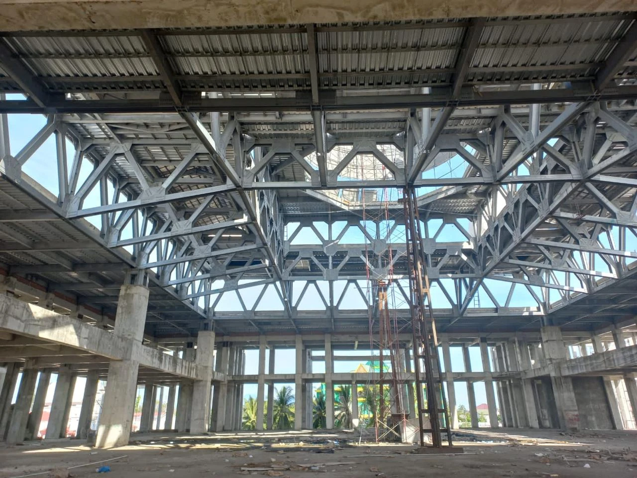 Proyek RANGKA ATAP MASJID AL-FALAH - Gunung Baja Permata - Fatimano Daeli