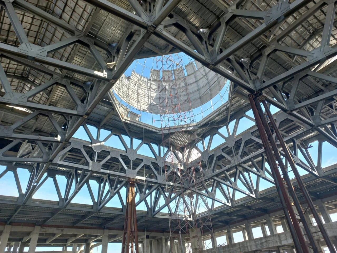 Proyek RANGKA ATAP MASJID AL-FALAH - Gunung Baja Permata - Fatimano Daeli