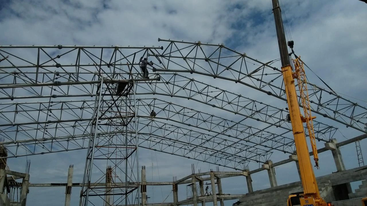 Proyek GEDUNG VANUE TAEKWONDO - PIDIE CONVENTION CENTER - KECAMATAN PIDIE - Gunung Baja Permata - Fatimano Daeli