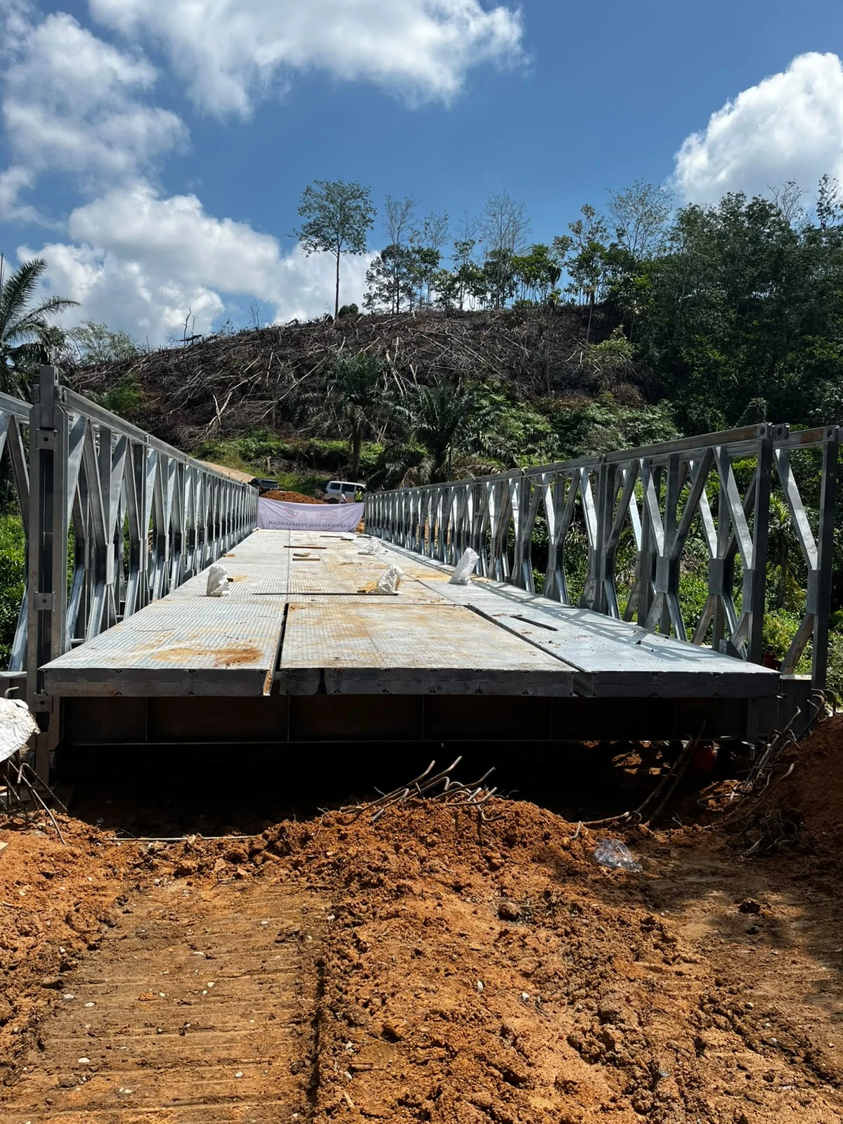 Proyek Fabrikasi dan Pemasangan Jembatan Bailey DSR 30  - Gunung Baja Permata - Fatimano Daeli
